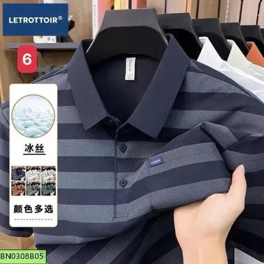 ÁO POLO KẺ NGANG NAM