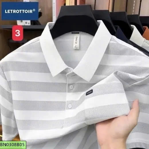 ÁO POLO KẺ NGANG NAM