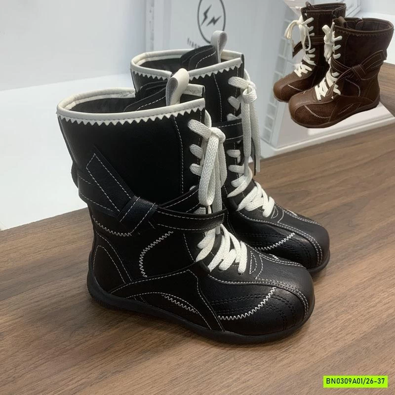 BOOT DA PHỐI NHUNG VINTAGE