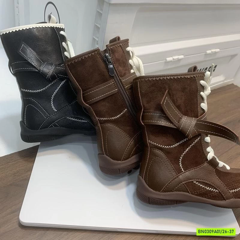 BOOT DA PHỐI NHUNG VINTAGE