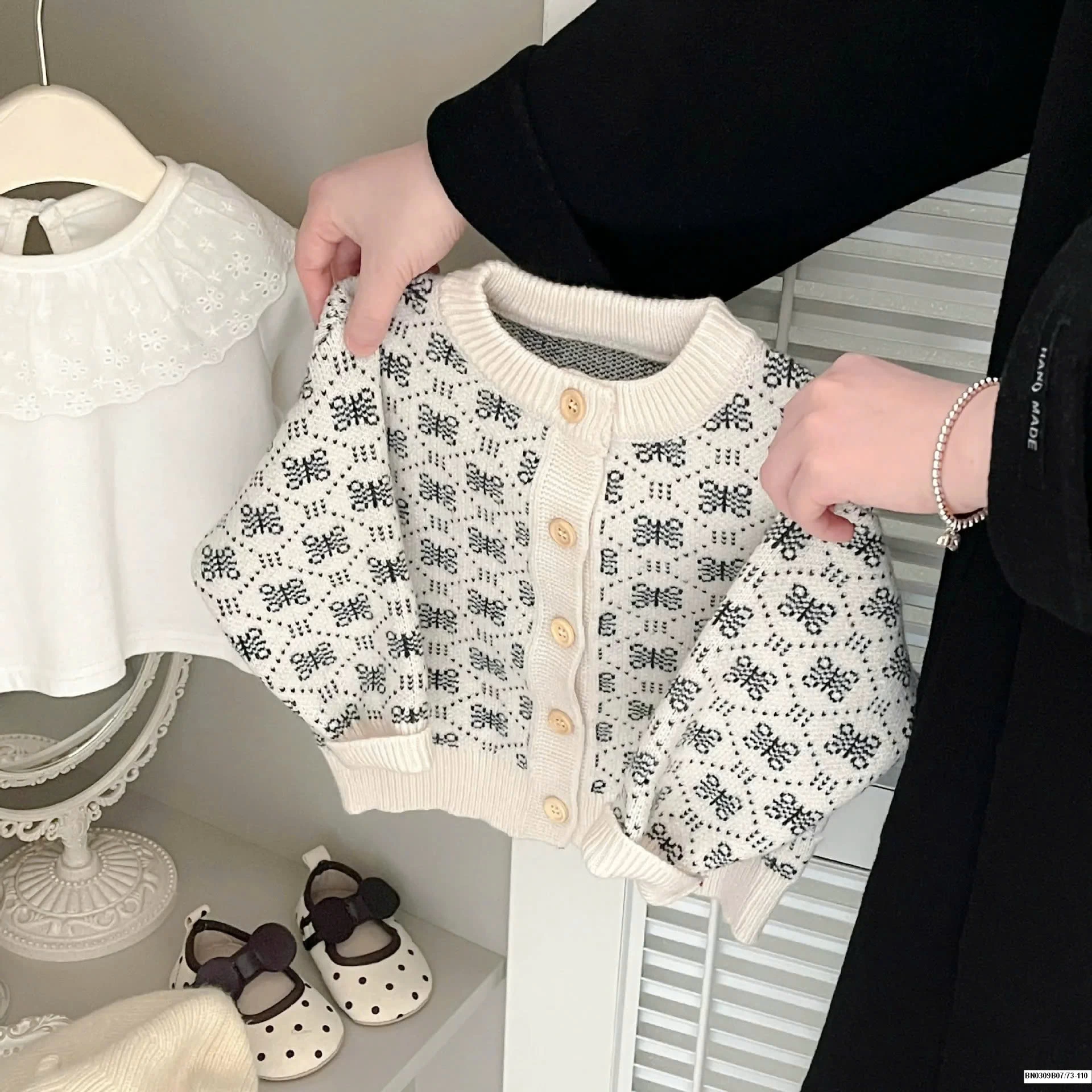 ÁO LEN HOA SIZE NHÍ