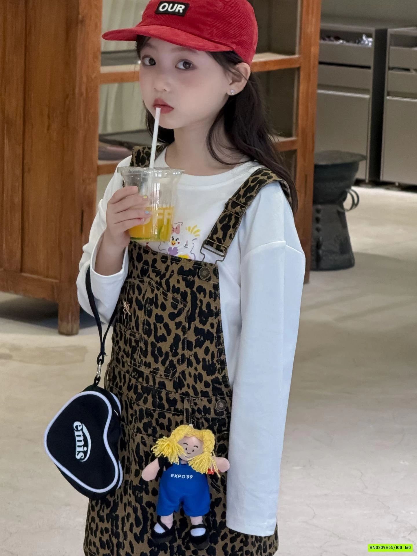 SÉT VÁY YẾM BEO MIX ÁO THUN TRẮNG