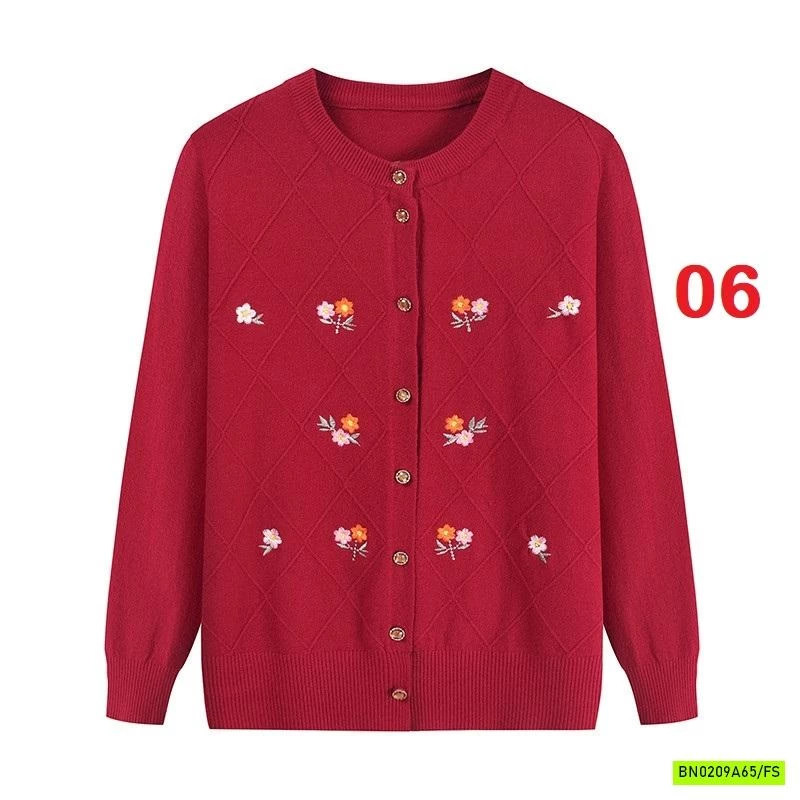 ÁO CARDIGAN LEN NỮ TRUNG NIÊN