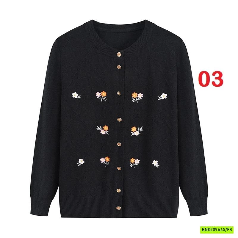 ÁO CARDIGAN LEN NỮ TRUNG NIÊN