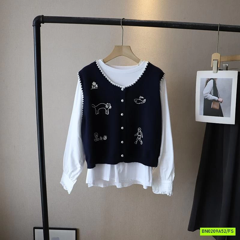 SÉT ÁO SƠ MI + GILE NỮ