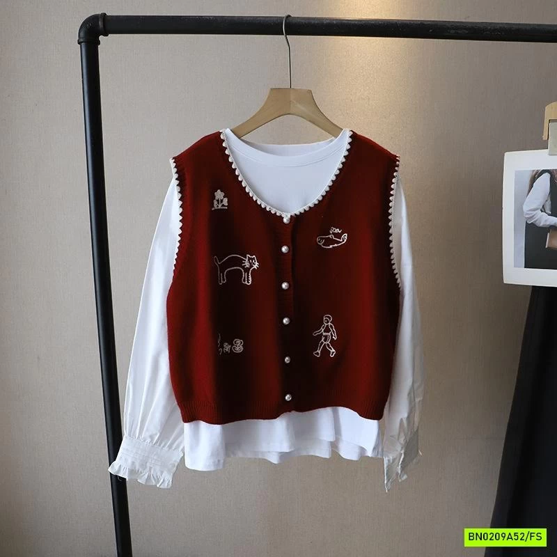 SÉT ÁO SƠ MI + GILE NỮ