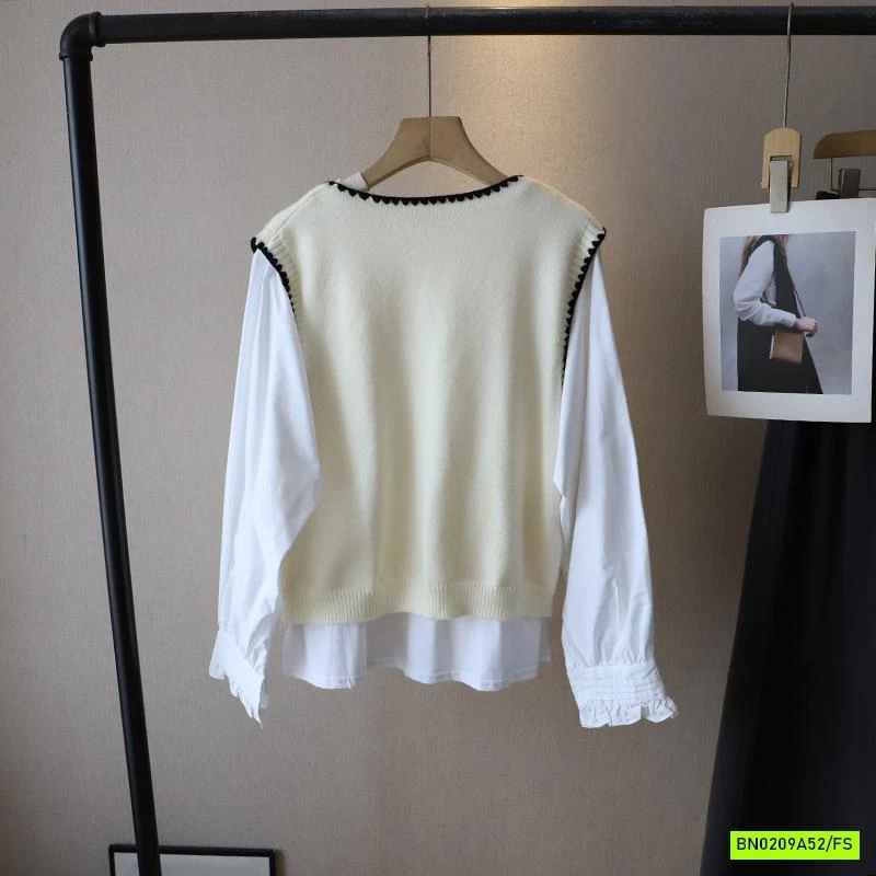 SÉT ÁO SƠ MI + GILE NỮ