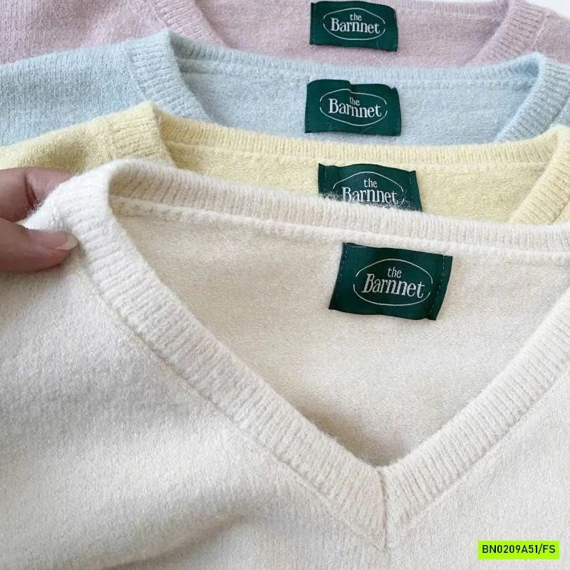 ÁO LEN DỆT KIM CỔ TIM CHO NỮ