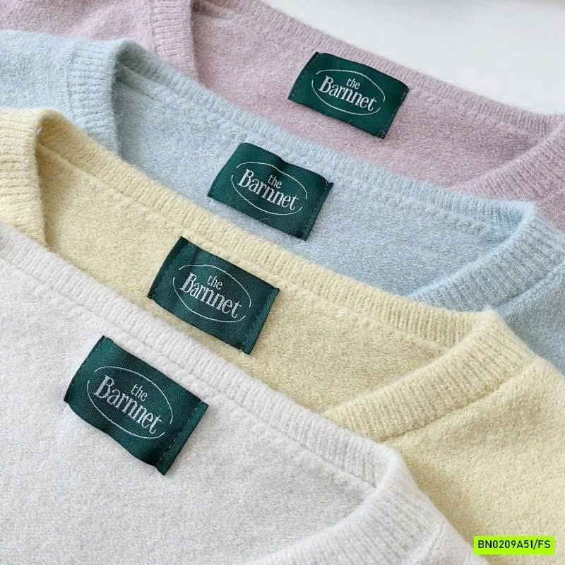 ÁO LEN DỆT KIM CỔ TIM CHO NỮ