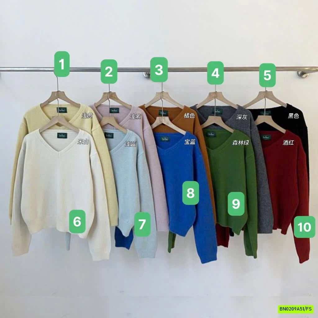 ÁO LEN DỆT KIM CỔ TIM CHO NỮ