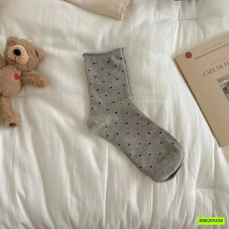 SÉT 6Đ TẤT CHẤM BI CAO CỔ