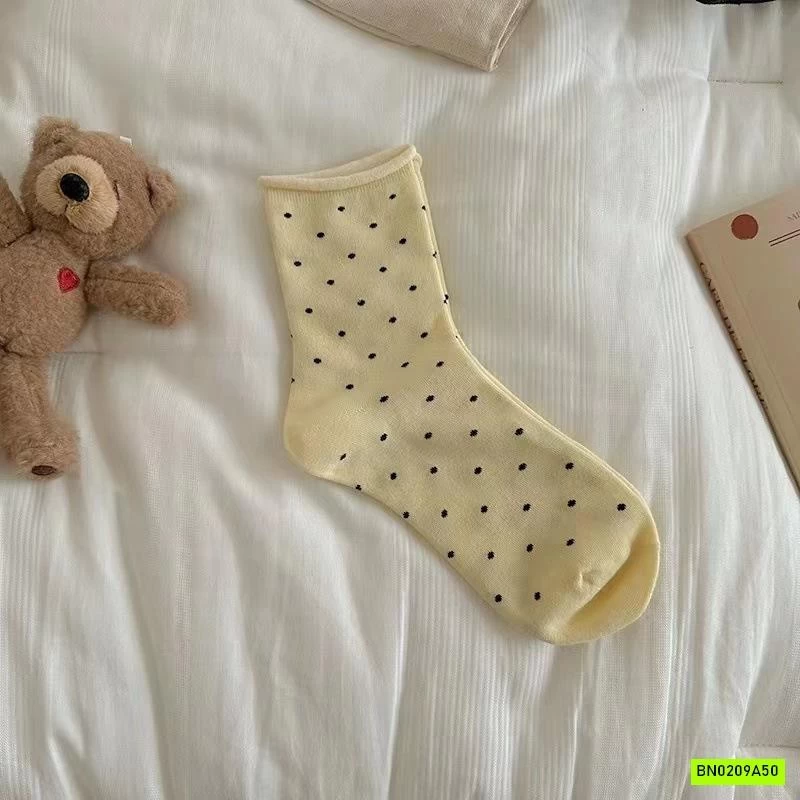 SÉT 6Đ TẤT CHẤM BI CAO CỔ