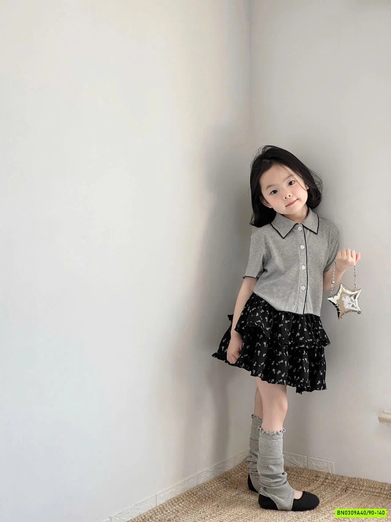 SET ÁO MIX CHÂN VÁY HOA