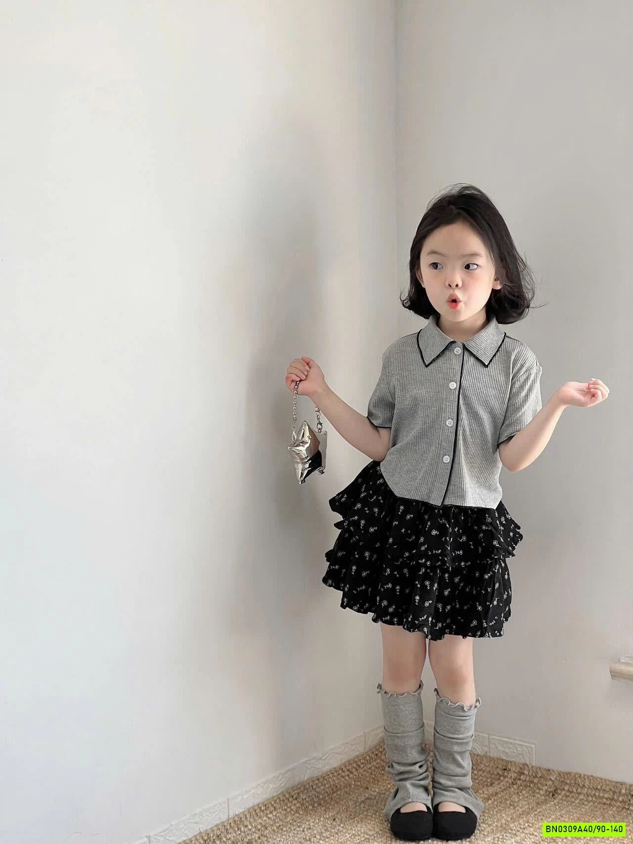 SET ÁO MIX CHÂN VÁY HOA