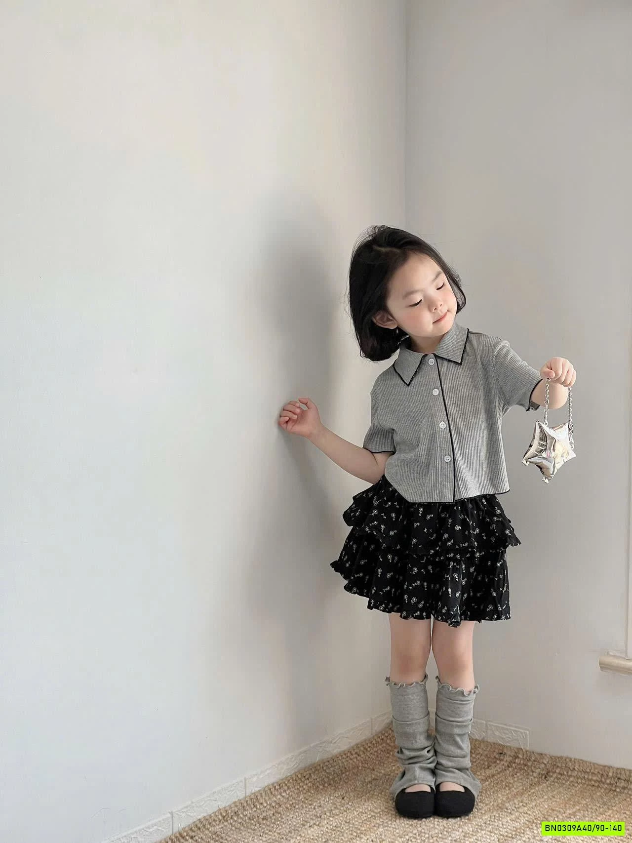 SET ÁO MIX CHÂN VÁY HOA