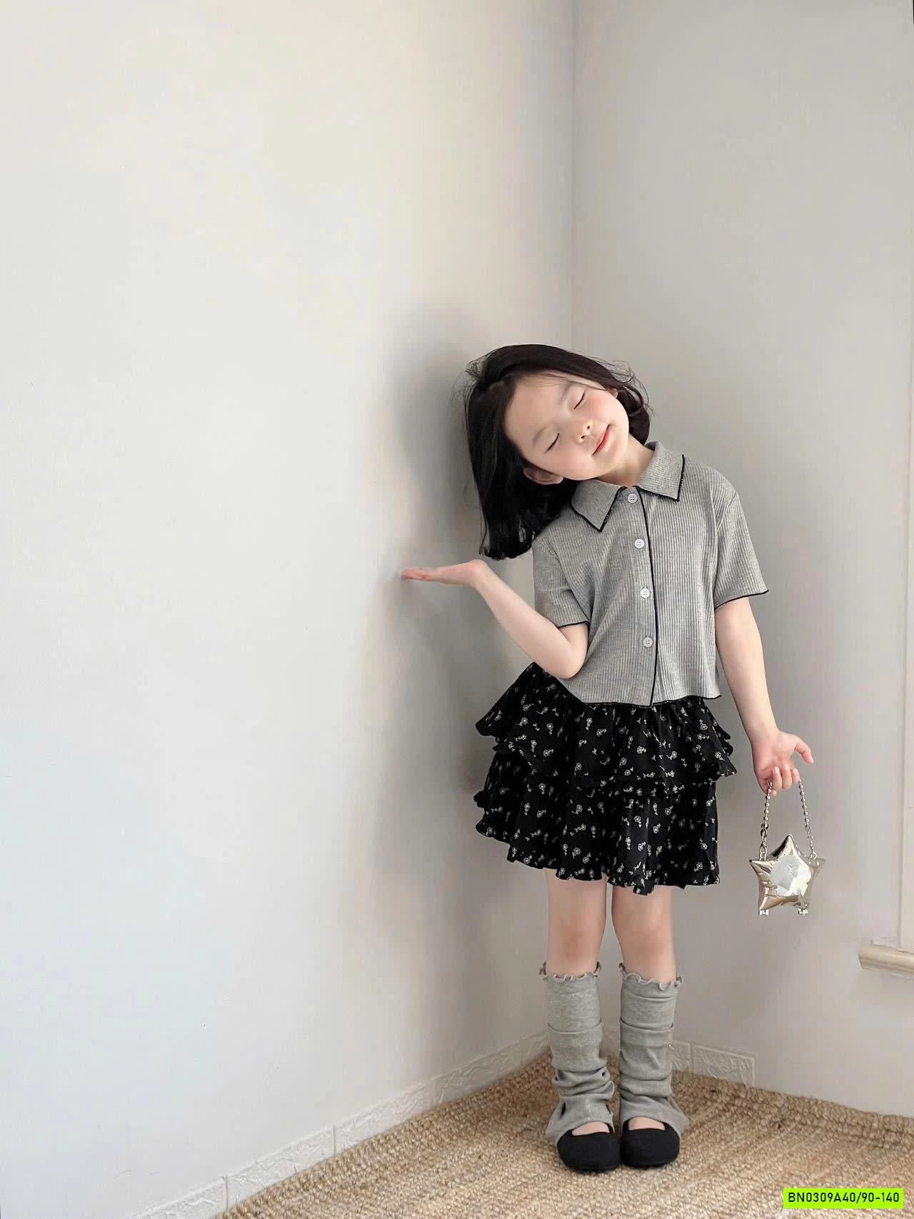 SET ÁO MIX CHÂN VÁY HOA