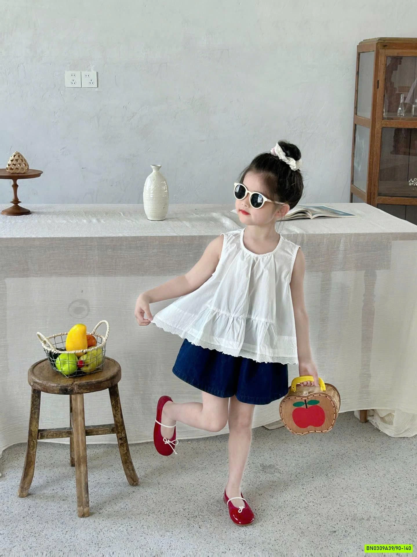 SÉT SƠ MI MIX CHÂN VÁY JEANS