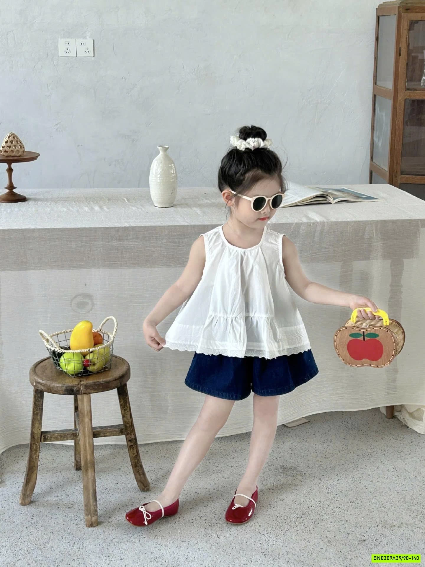 SÉT SƠ MI MIX CHÂN VÁY JEANS