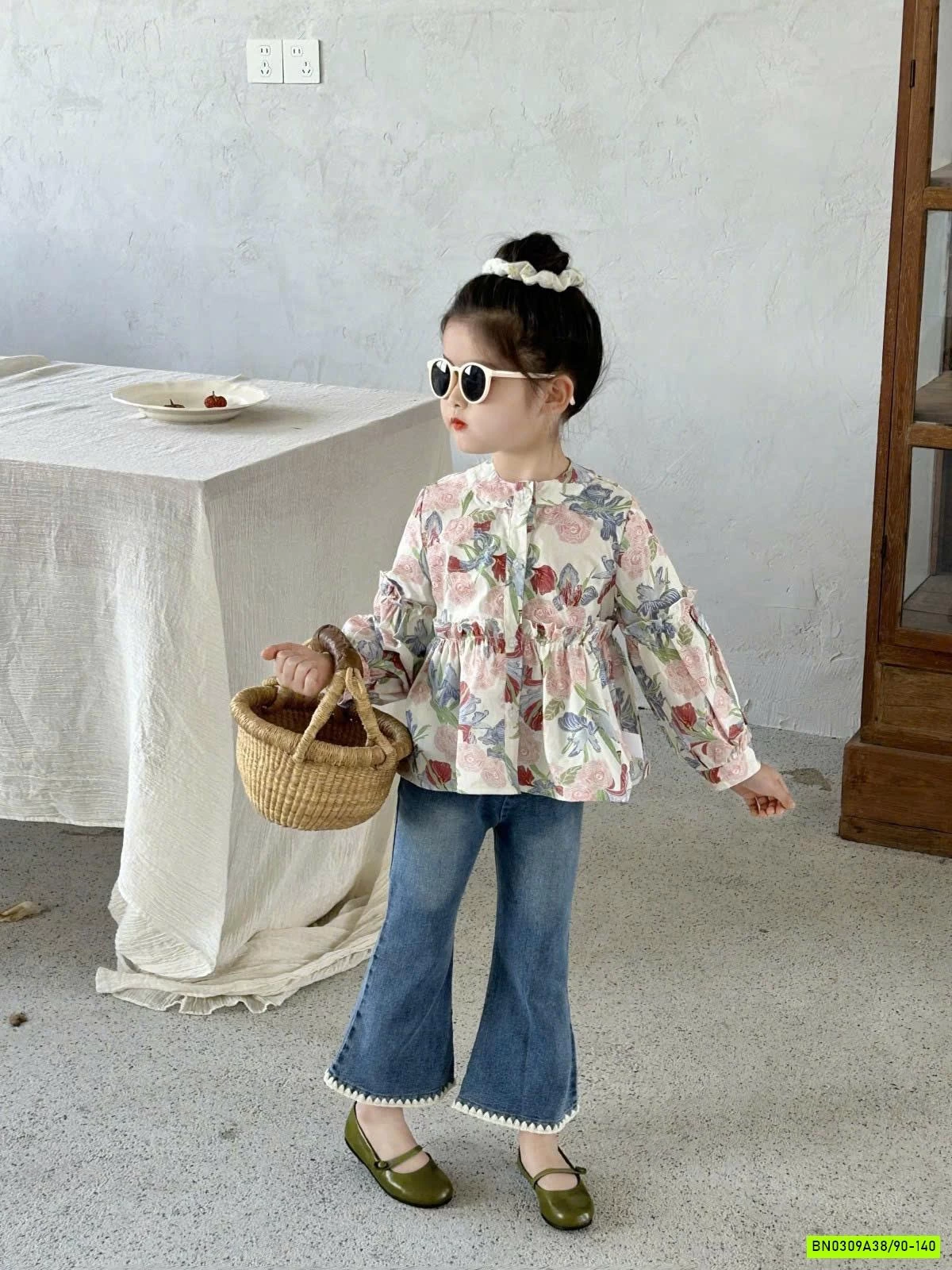 SET ÁO HOA QUẦN JEAN