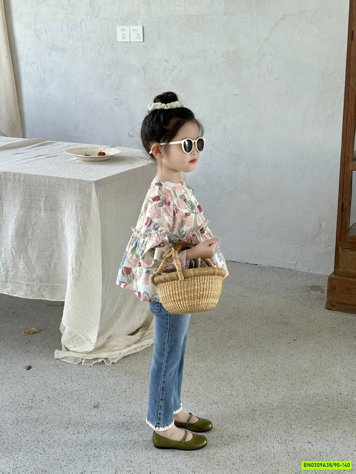 SET ÁO HOA QUẦN JEAN