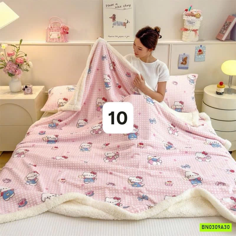 CHĂN BĂNG LÔNG LÔNG CỪU SIÊU MỀM ẤM