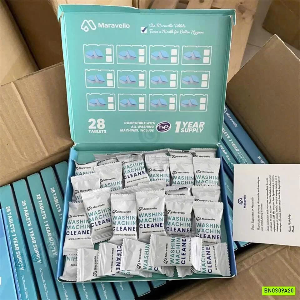 HỘP 24 VIÊN VỆ SINH LỒNG GIẶT MARAVELLO