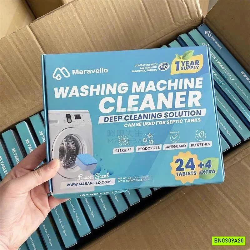 HỘP 24 VIÊN VỆ SINH LỒNG GIẶT MARAVELLO