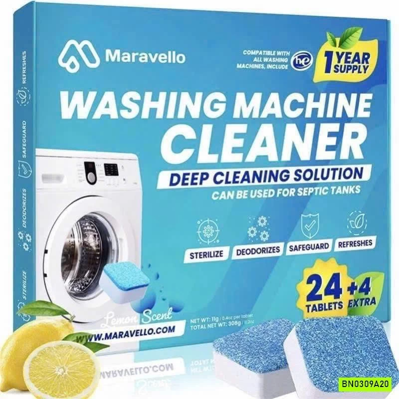 HỘP 24 VIÊN VỆ SINH LỒNG GIẶT MARAVELLO