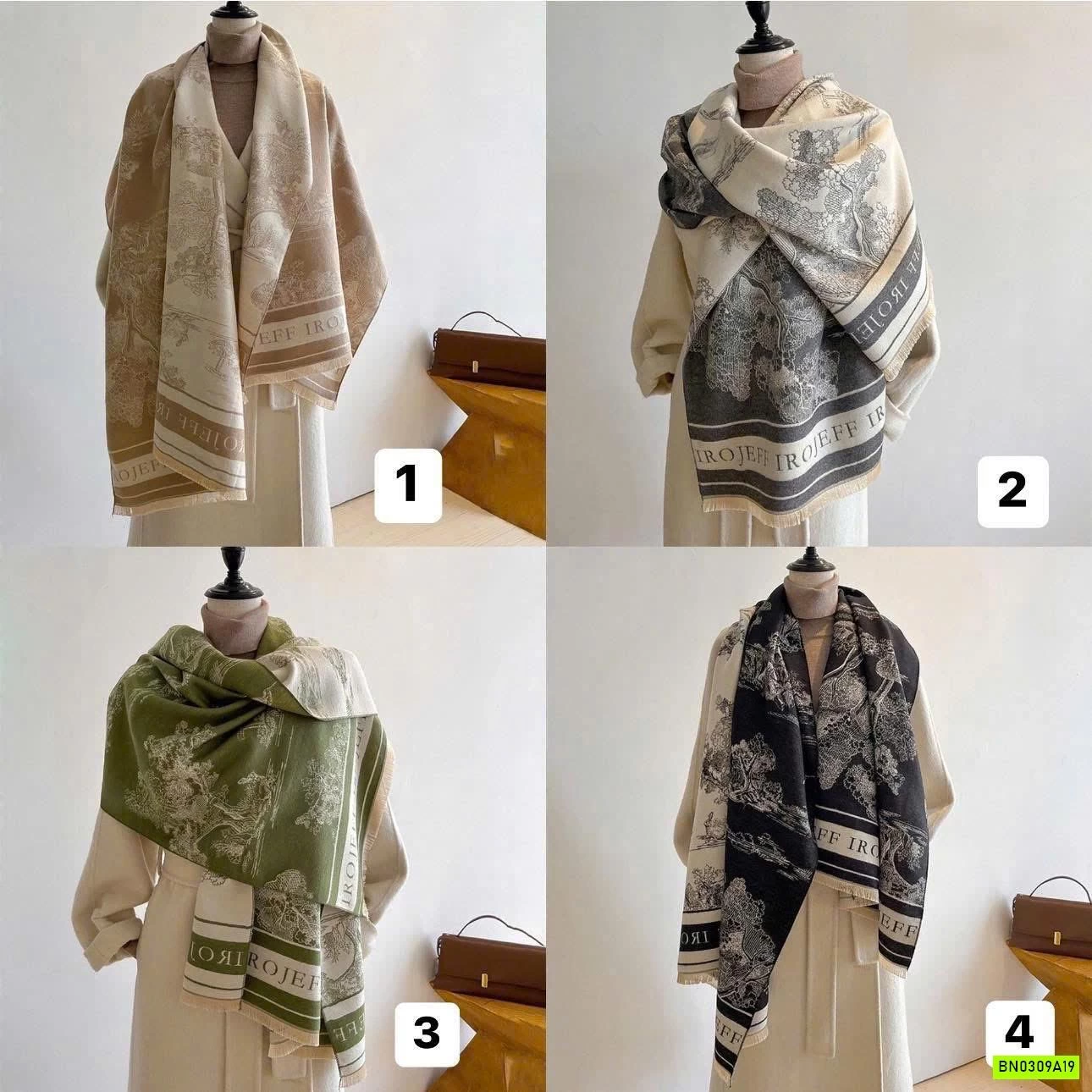 KHĂN CHOÀNG HỌA TIẾT LÔNG CỪU CASHME