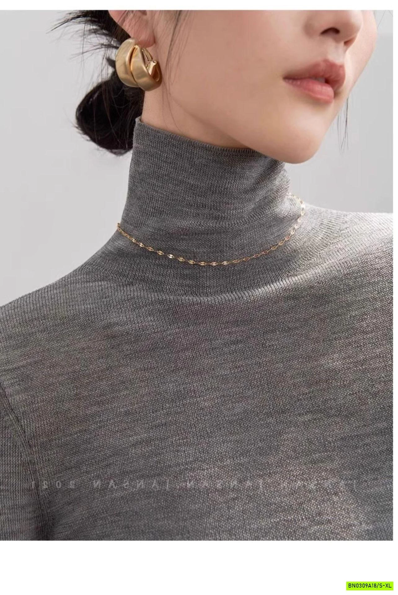 ÁO GIỮ NHIỆT CỔ LỌ LEN TĂM