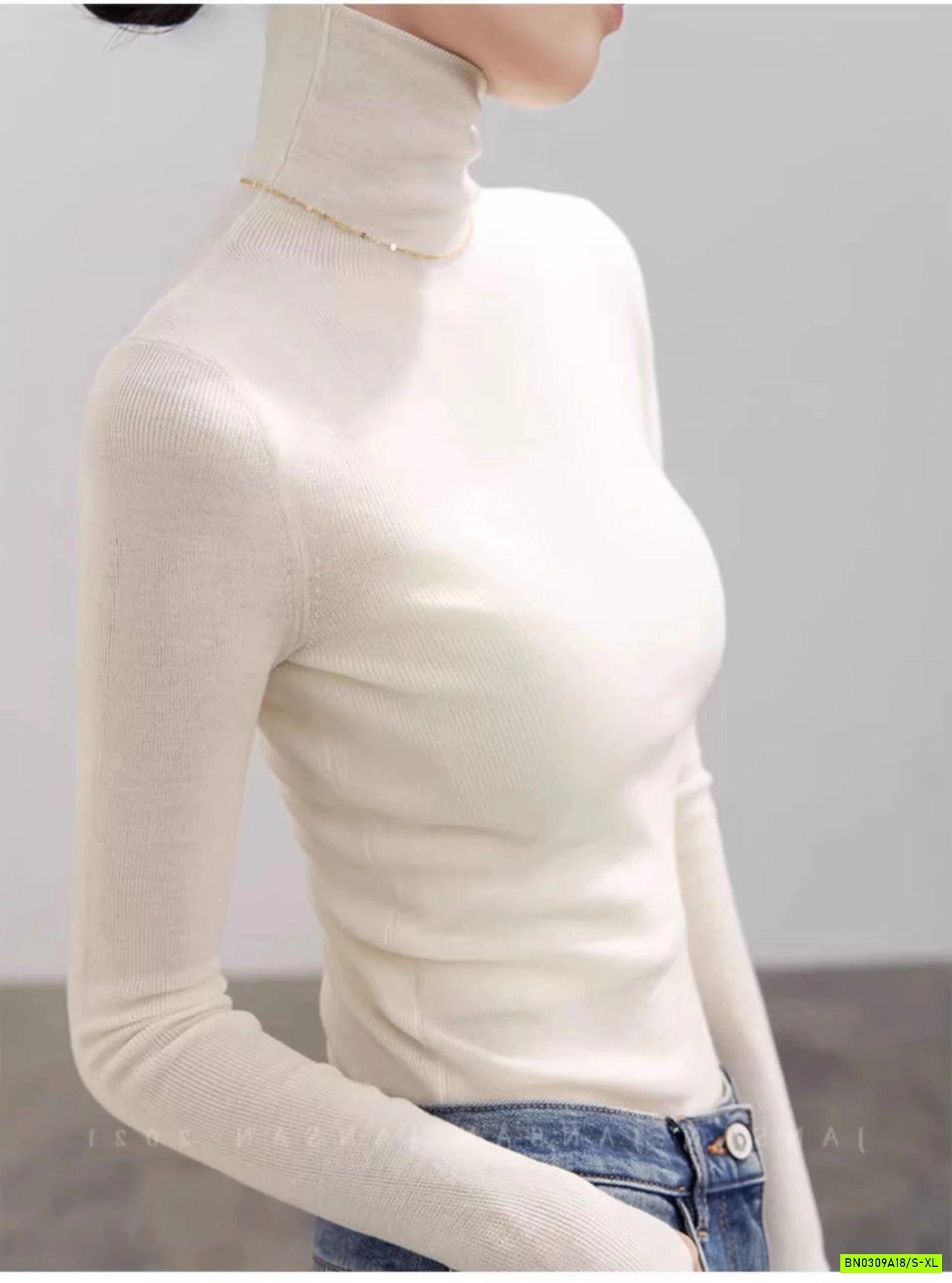 ÁO GIỮ NHIỆT CỔ LỌ LEN TĂM