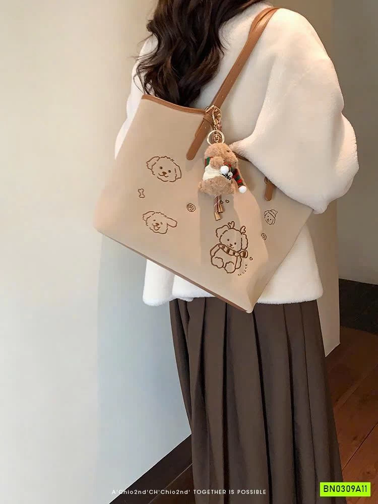 TÚI TOTE NHUNG CHIO2ND