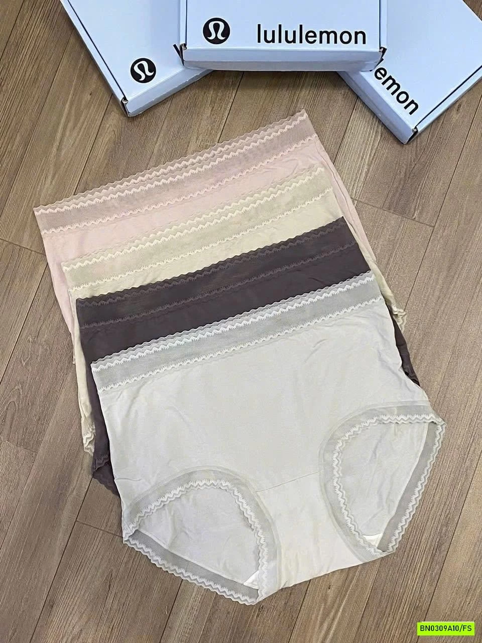 SÉT 4 QUẦN CHIP BĂNG LỤA LULULEMON CC