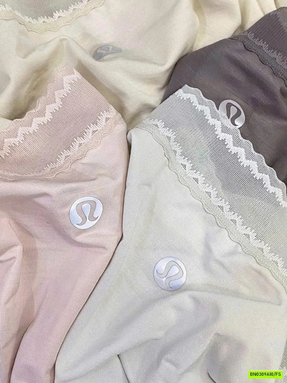 SÉT 4 QUẦN CHIP BĂNG LỤA LULULEMON CC