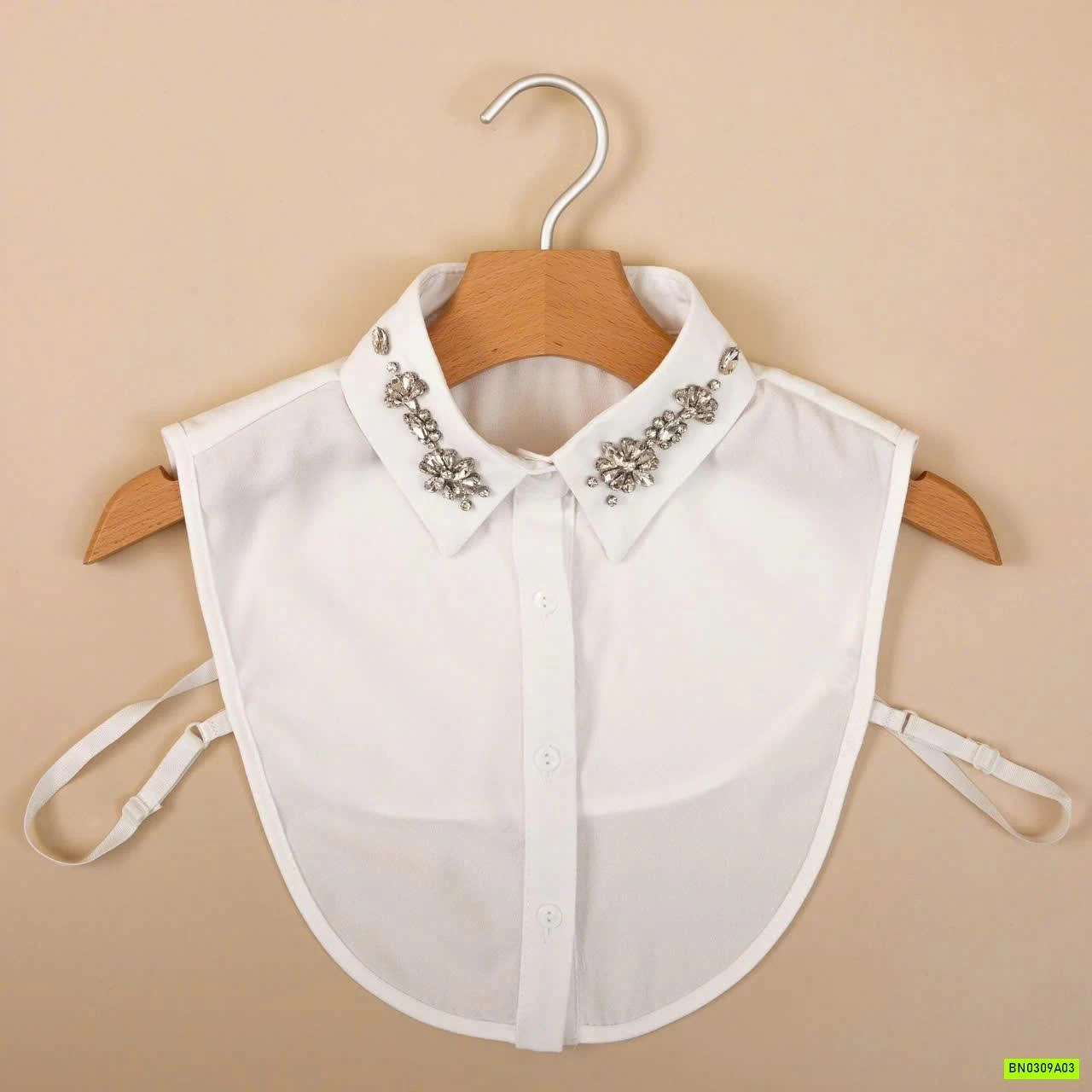 CỔ ÁO SƠ MI ĐÍNH ĐÁ