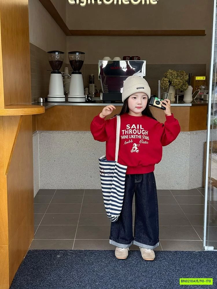 ÁO NỈ IN CHỮ 25F021 AMBB