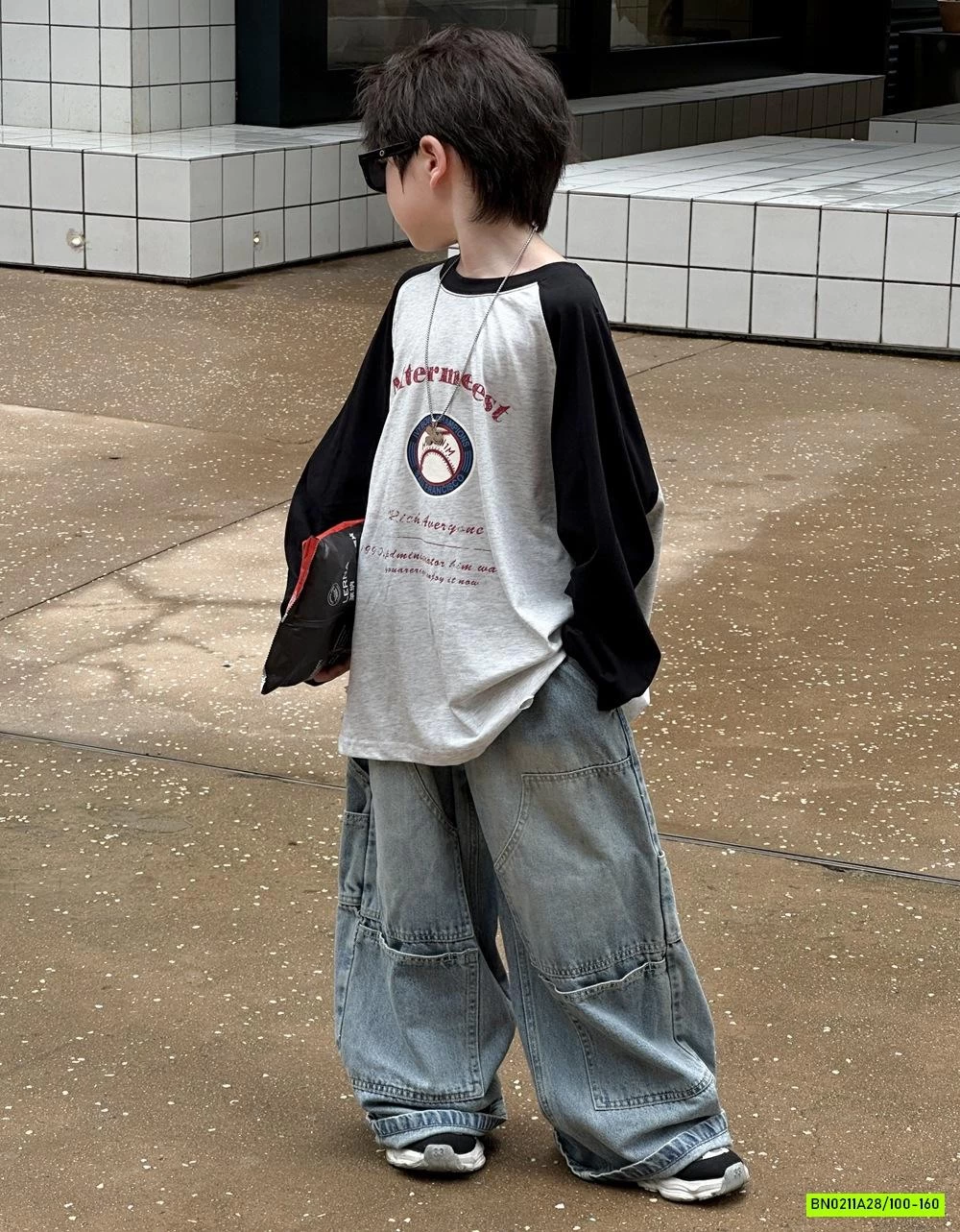 ÁO THUN PHỐI MÀU TAY