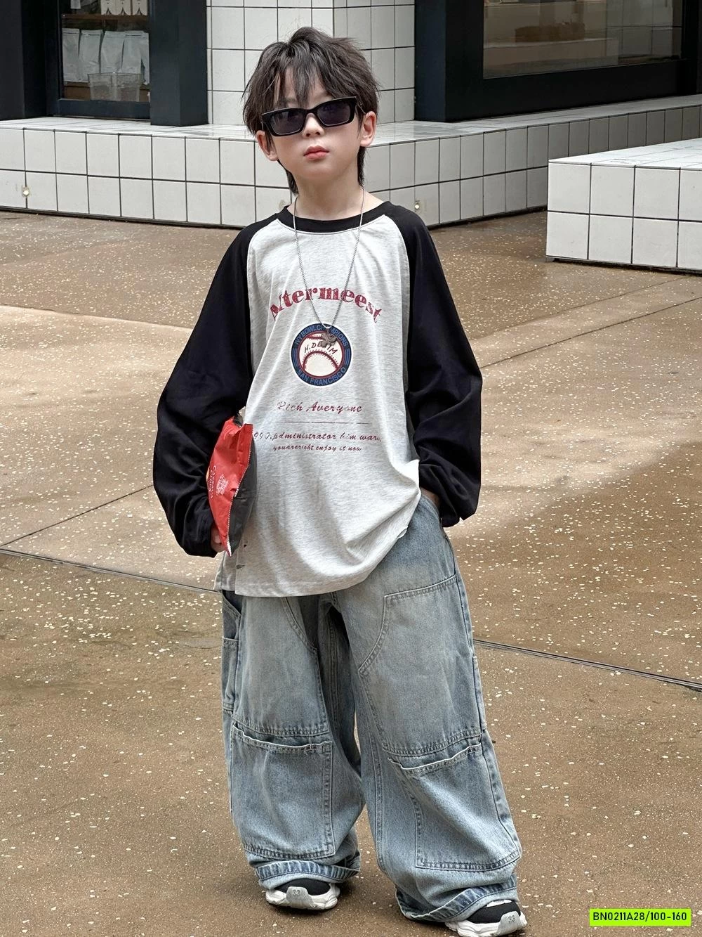 ÁO THUN PHỐI MÀU TAY