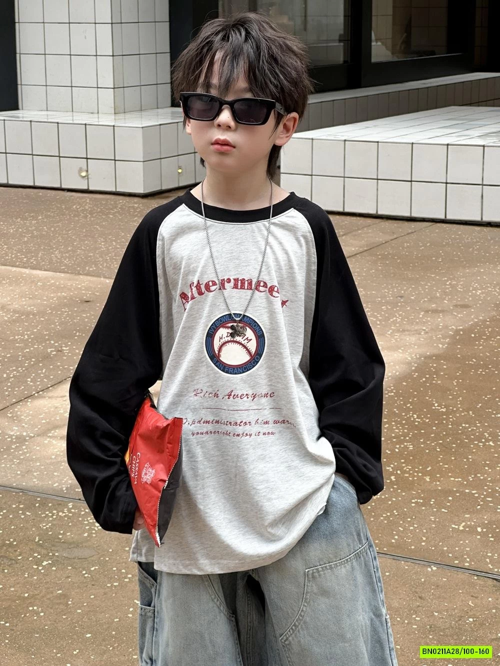 ÁO THUN PHỐI MÀU TAY