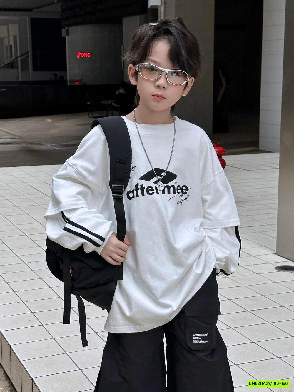 ÁO THUN TRẮNG SỌC 2 LỚP