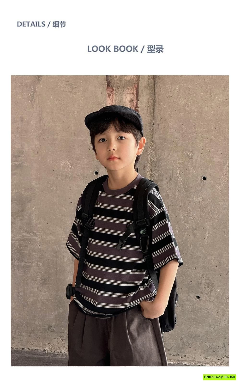 ÁO THUN KẺ CỔ TRÒN