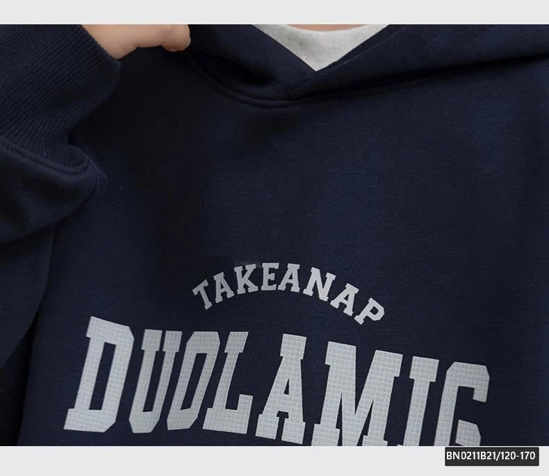 ÁO HOODIE CHỮ XANH THAN