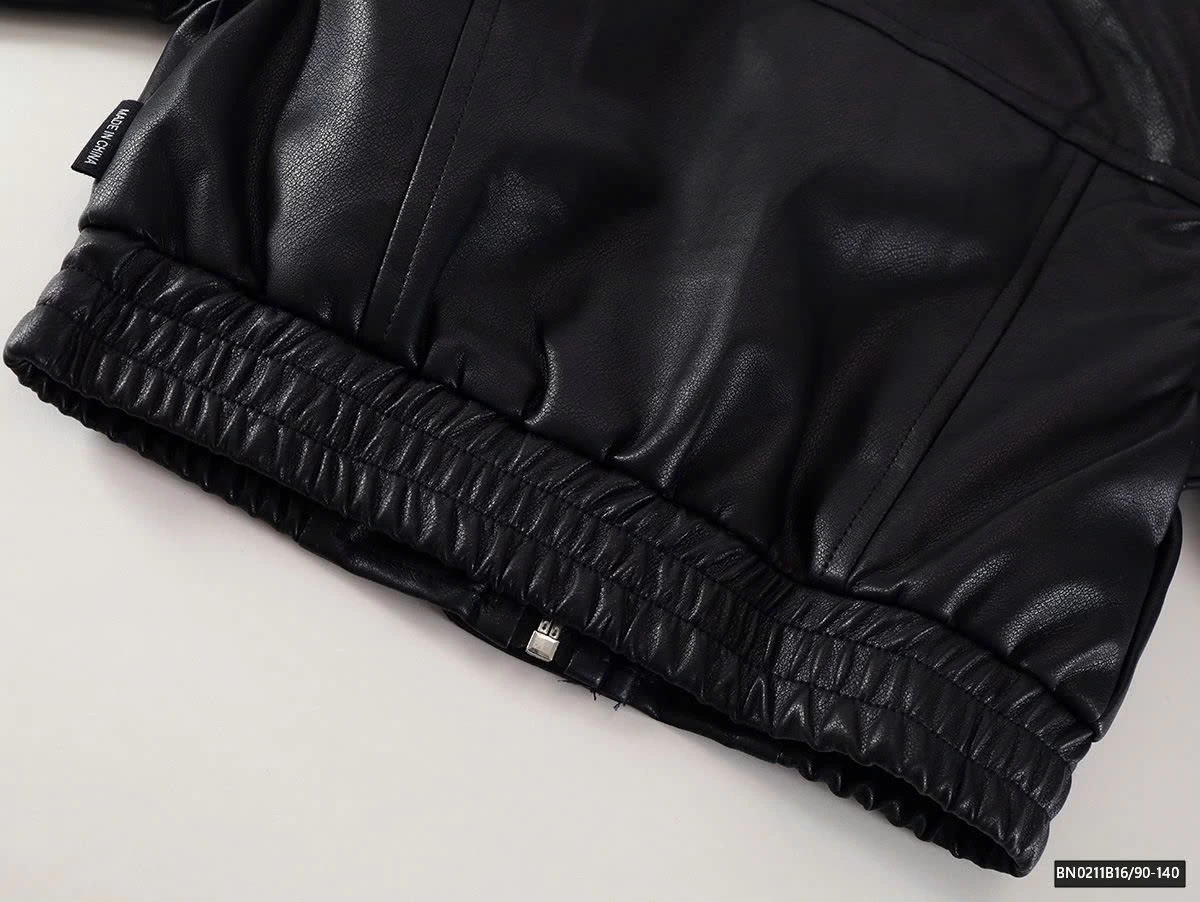 ÁO KHOÁC DA DÁNG NGẮN PREMIUM