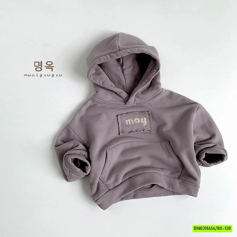 HOODIE NỈ TÚI BỤNG MUZIYOUYOU