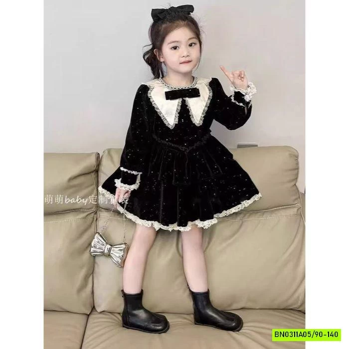 ĐẦM NHUNG TIỂU THƯ LÓT NHUNG BLUETOWN