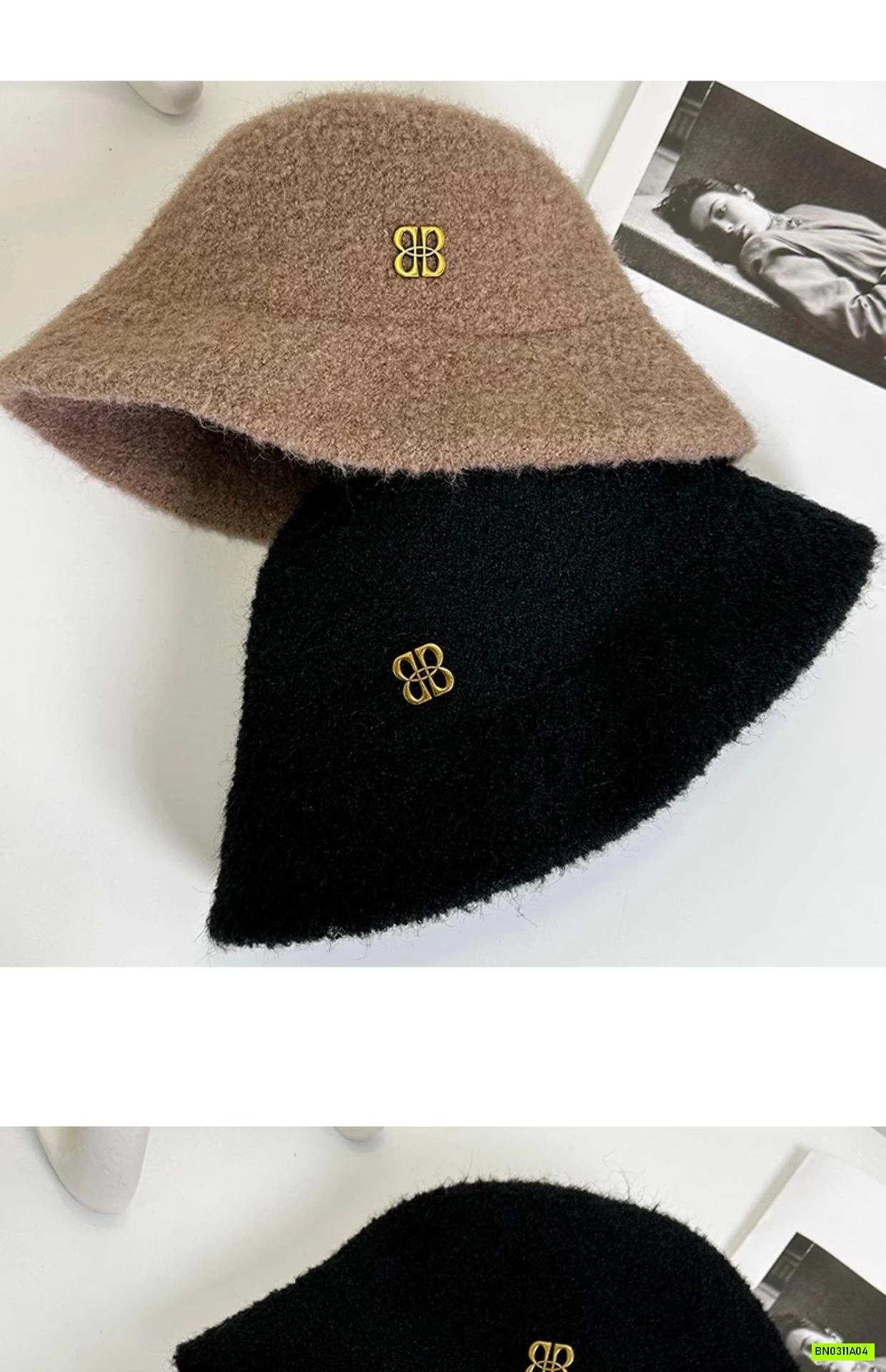 BUCKET LÔNG CỪU NỮ