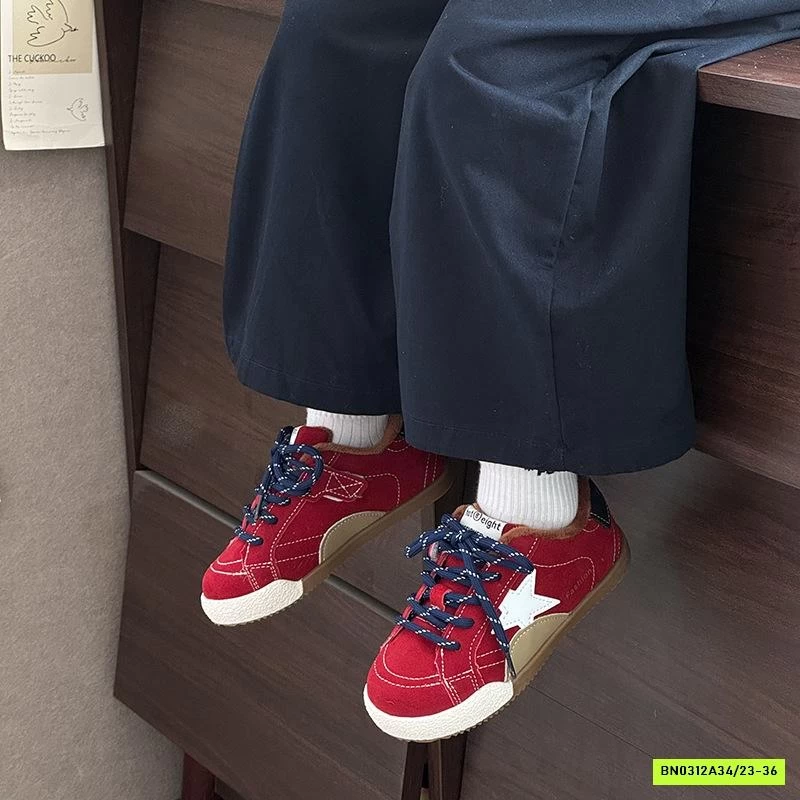 GIÀY ĐẾ BỆT NGÔI SAO LÓT NHUNG