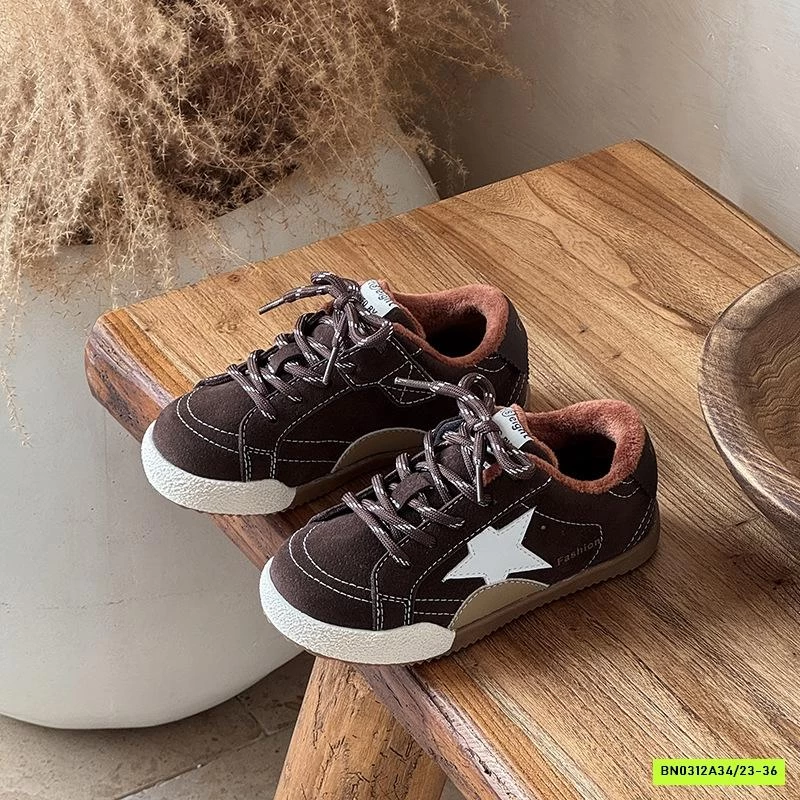 GIÀY ĐẾ BỆT NGÔI SAO LÓT NHUNG