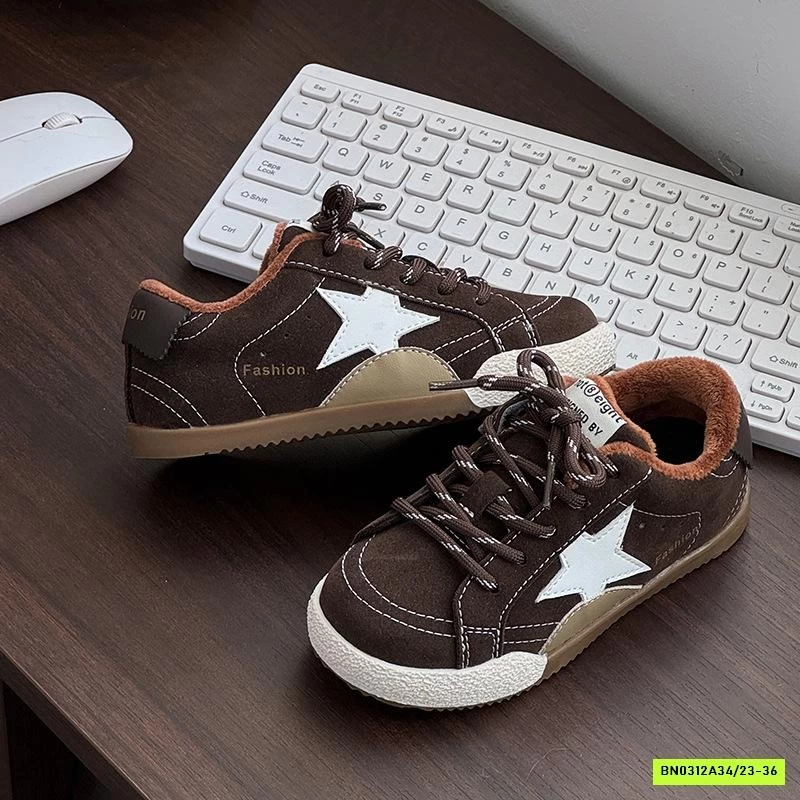 GIÀY ĐẾ BỆT NGÔI SAO LÓT NHUNG