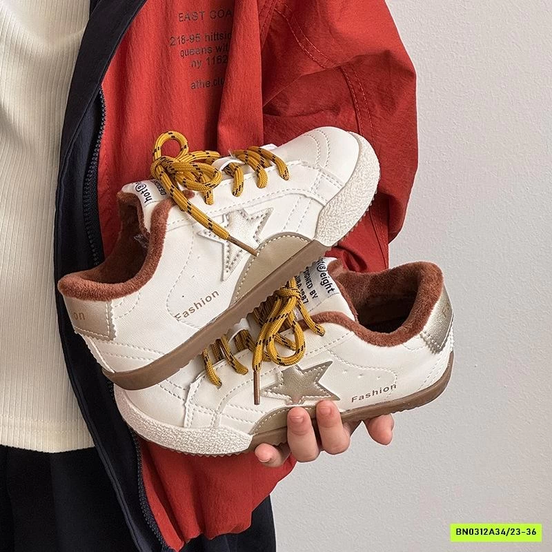 GIÀY ĐẾ BỆT NGÔI SAO LÓT NHUNG